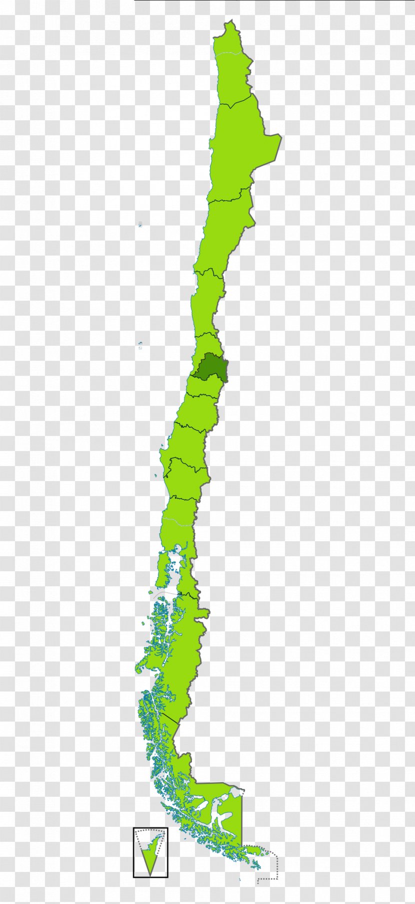 Santiago Blank Map - Chile - Chili Transparent PNG