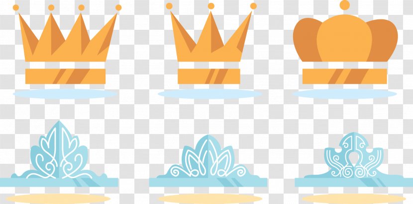 Crown Beauty Pageant Clip Art - Vector Yellow Transparent PNG
