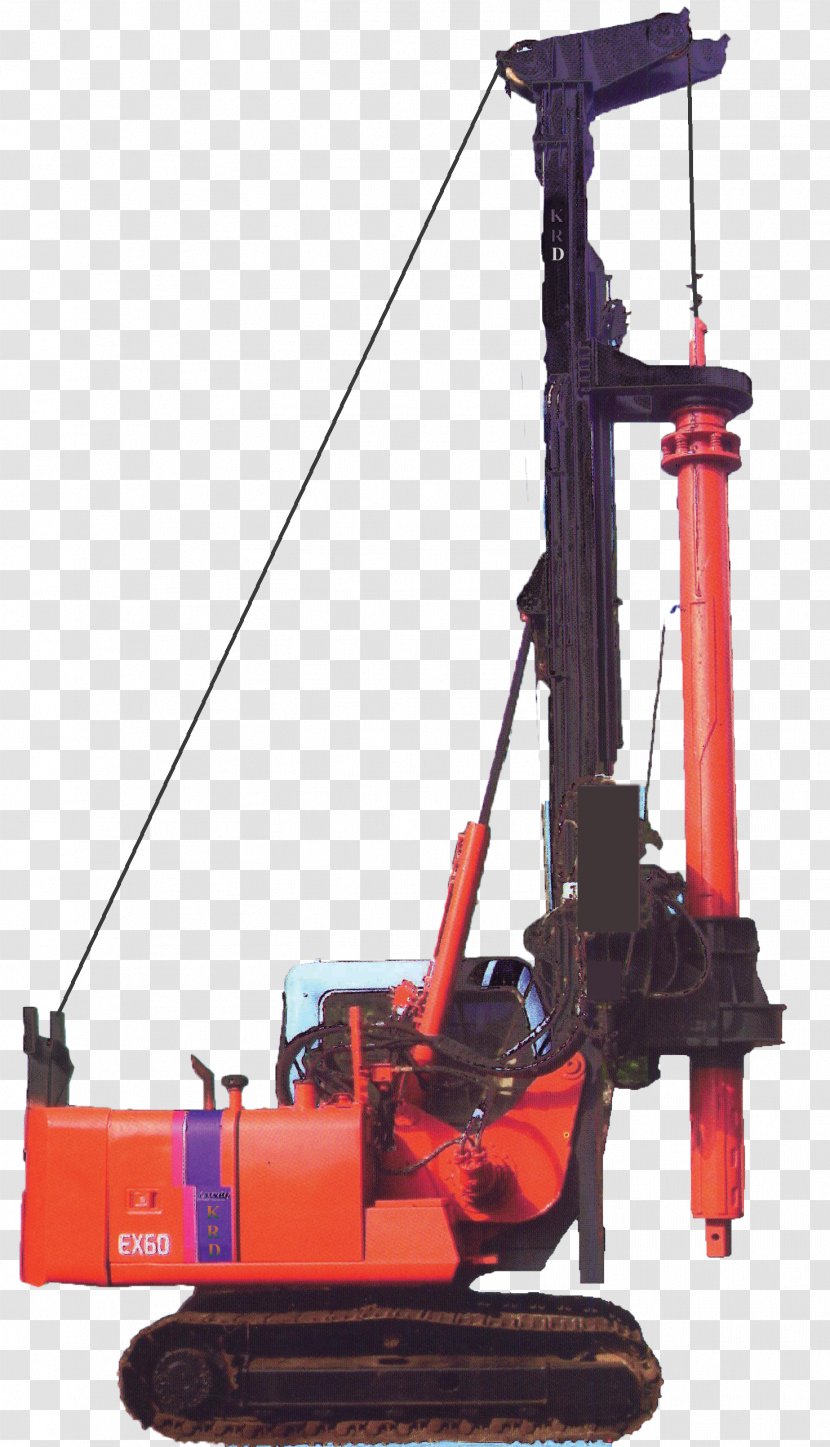 Machine Drilling Rig Augers Deep Foundation - Heavy Machinery - Austria Drill Transparent PNG