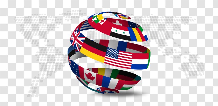 Globe Flags Of The World Map - Stock Photography - Global Communication Transparent PNG