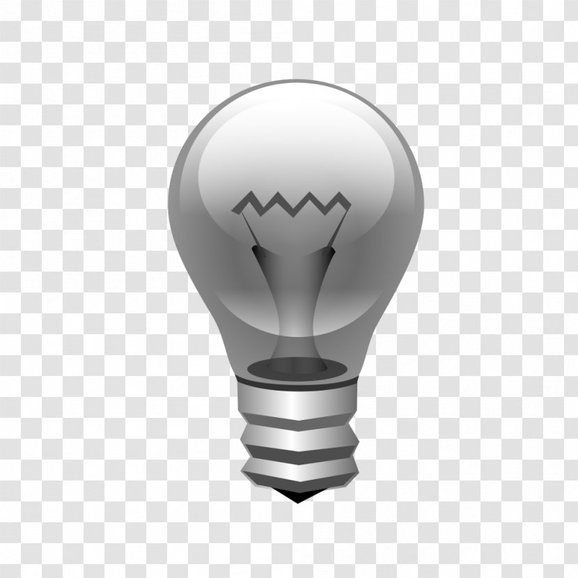 Display Resolution Incandescent Light Bulb - Image - Gray Projection Lamp Transparent PNG