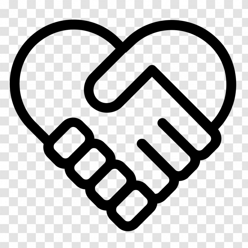 Heart Handshake Symbol Transparent PNG