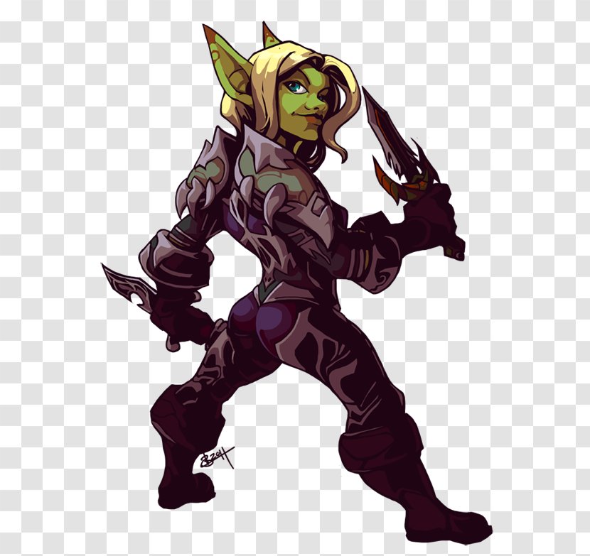 Goblin World Of Warcraft Legendary Creature Character Art Monster Girl Quest Transparent Png