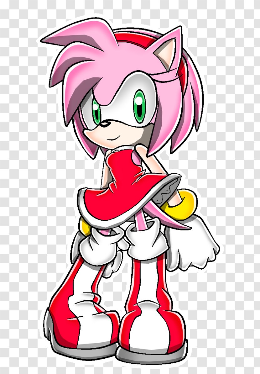 Amy Rose Hedgehog Sonic Heroes Rouge The Bat Cream Rabbit - Cartoon Transparent PNG