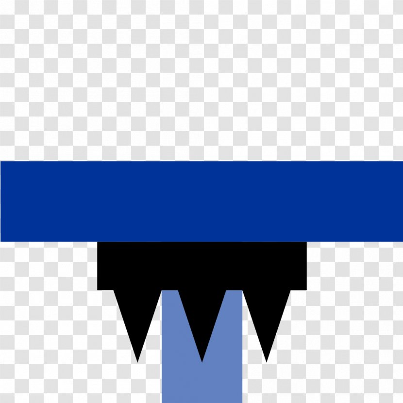 Logo Line Angle Brand Font - Blue Transparent PNG