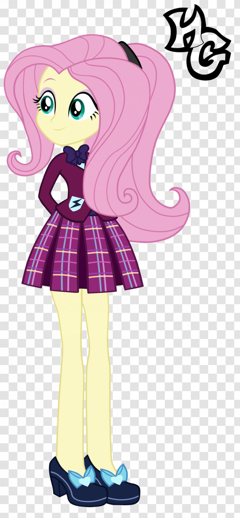 Fluttershy Pinkie Pie Applejack Rarity Rainbow Dash - Heart - Cartoon Uniforms Transparent PNG