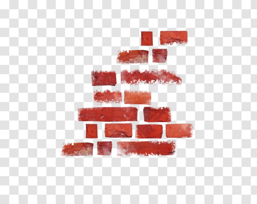 Brick Wall Clip Art - Drawing - Red Transparent PNG