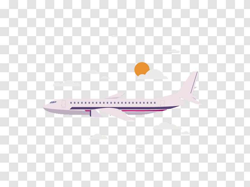 Cartoon Airplane Icon Air - Product - Pink Transparent PNG