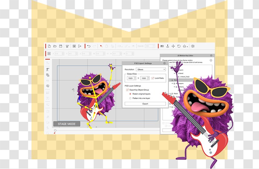 CrazyTalk Graphic Design Animation Animator - Purple Transparent PNG