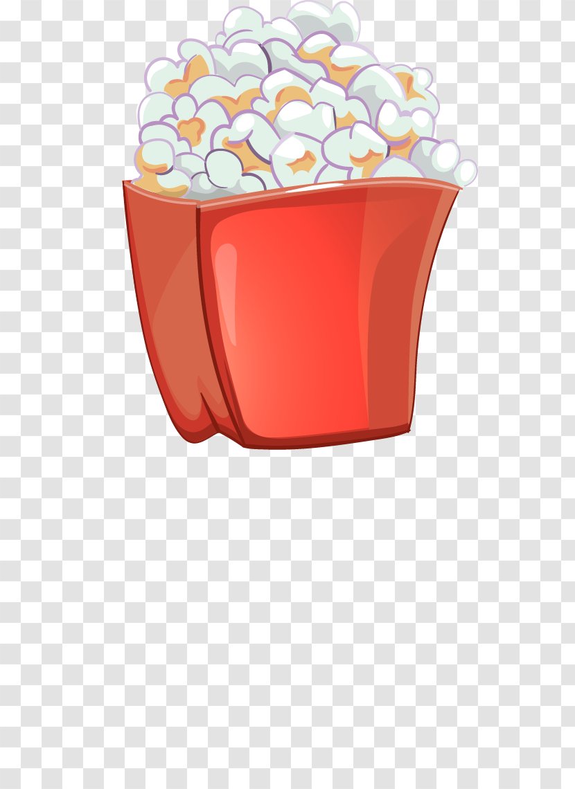Hamburger Popcorn Fast Food - Confectionery - Red Bucket Transparent PNG