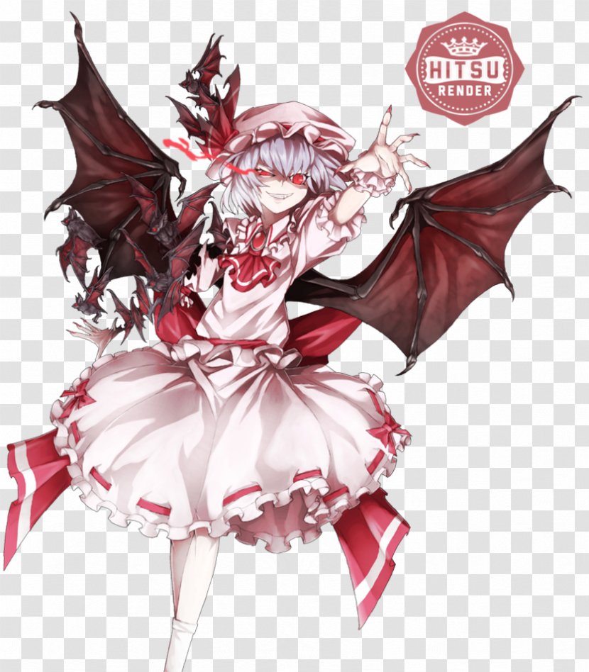 The Embodiment Of Scarlet Devil Double Dealing Character Desktop Wallpaper Rendering - Watercolor - Heart Transparent PNG