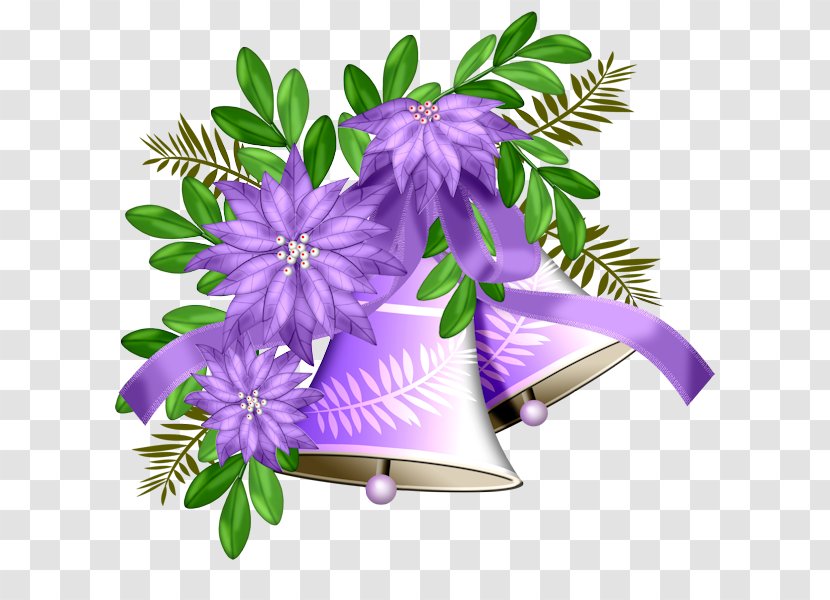 Evening Clip Art - Night - Purple Bell Flowers Transparent PNG