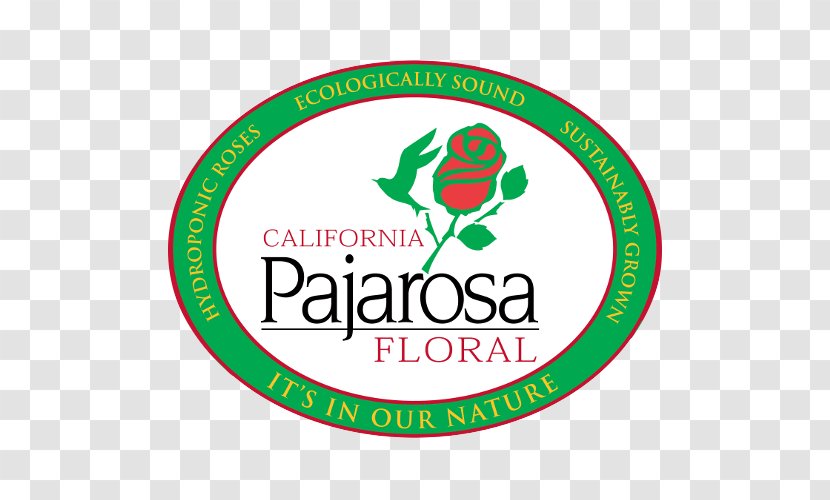 California Pajarosa Floral Monterey Bay Watsonville Logo - Hybrid Tea Rose Transparent PNG