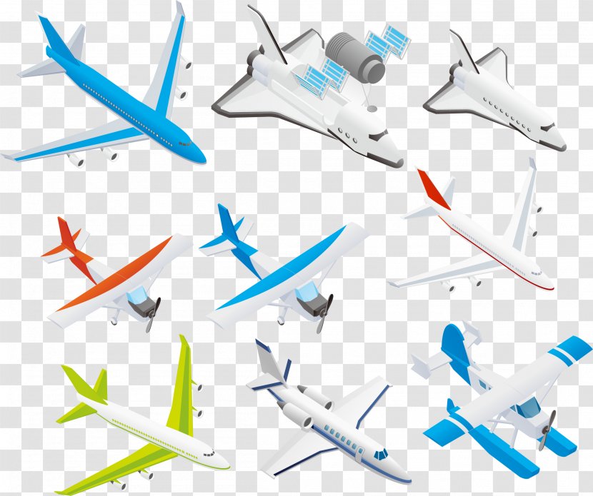 Airplane Aircraft Airliner - Aviation - Model Vector Material Transparent PNG
