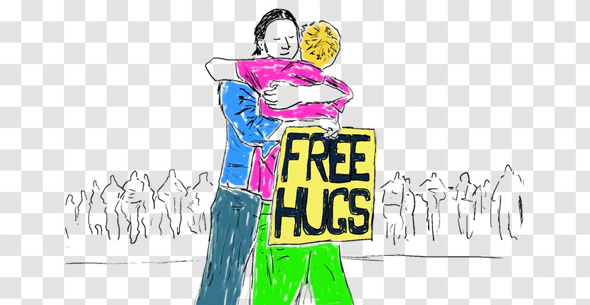 Free Hugs Campaign Graphic Design Logo - Cartoon Transparent PNG