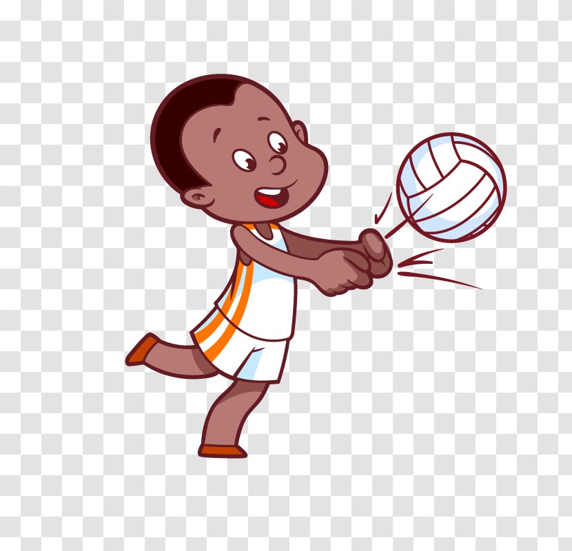 Ball Game, Volleyball Player, Cartoon, Throwing A Ball, Playing Sports, tra...