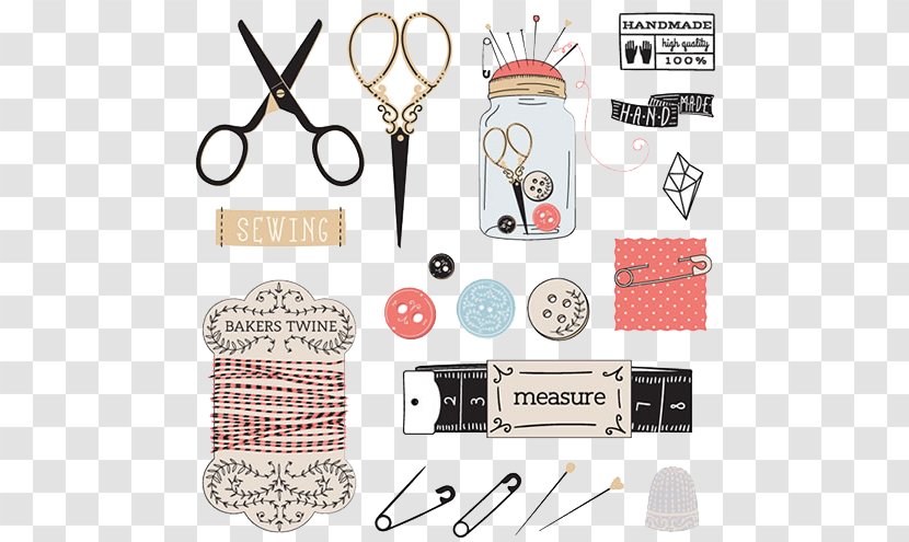 Sewing Needle Clip Art - Pin - Tailor Tools Transparent PNG