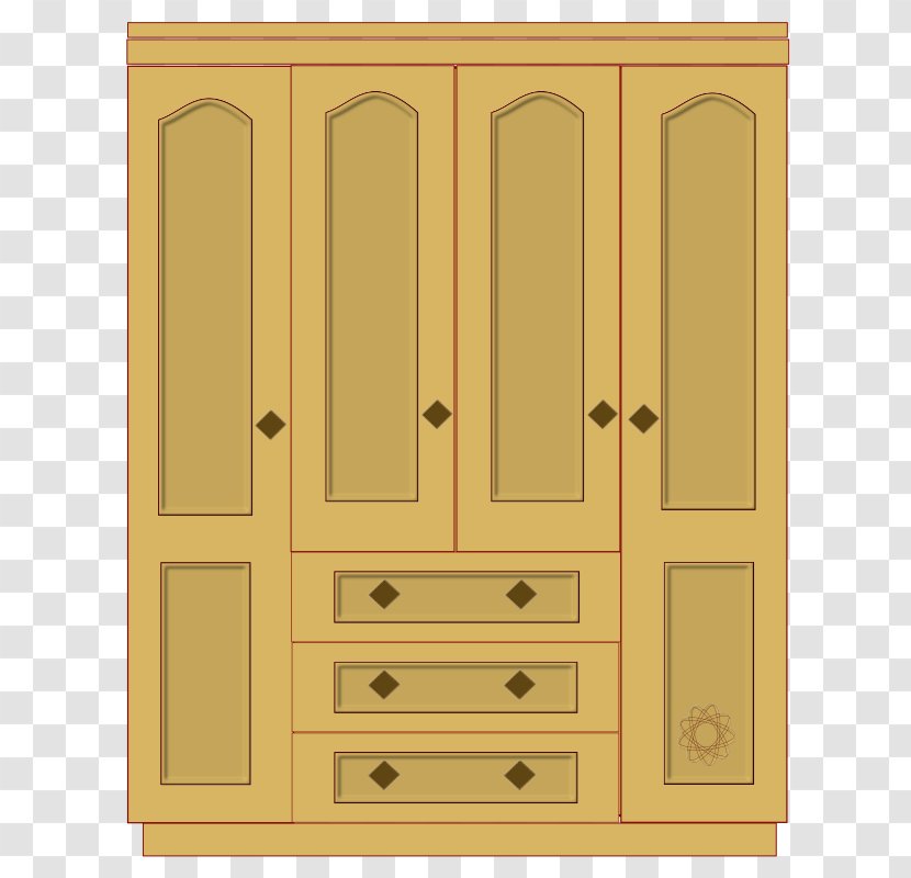 Pantry Closet Armoires & Wardrobes Clip Art - Furniture - Curtains Cliparts Transparent PNG