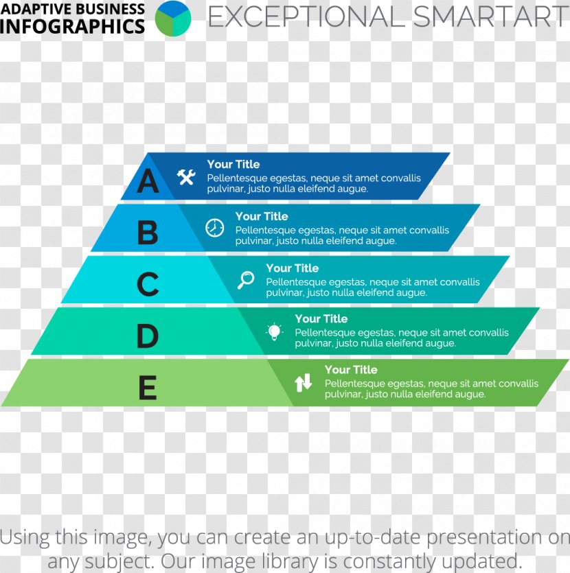 Infographic Pyramid Triangle - Process Cones Transparent PNG