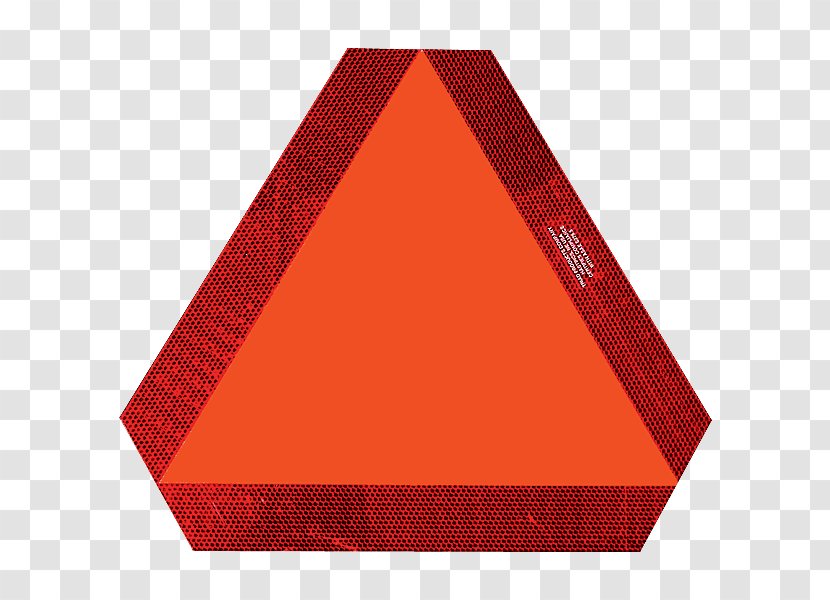 Car Slow Moving Vehicle Truck Triangle - Warning Sign Transparent PNG