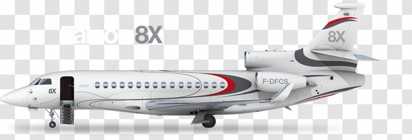 Dassault Falcon 7X 8X 900 50 - Aviation - Airplane Transparent PNG