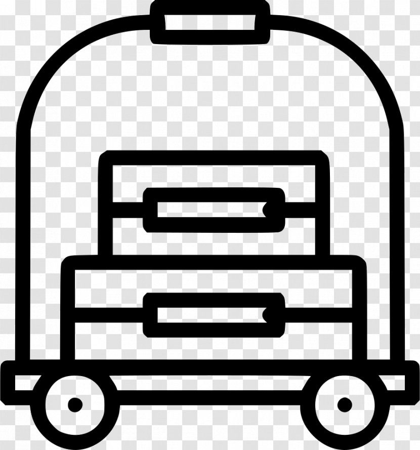 Bellhop Icon - Beach - Coloring Book Transparent PNG