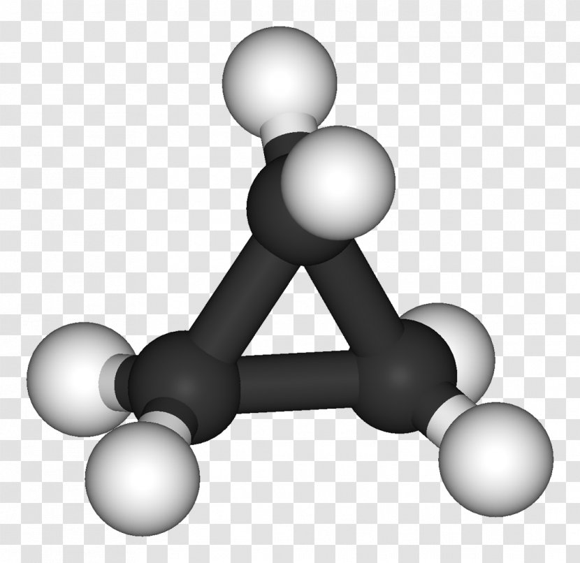 Cyclopropane Cycloalkane Molecule Chemistry Atom - Heart - Frie Transparent PNG