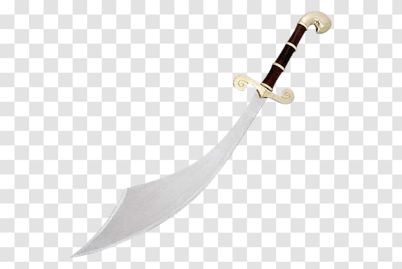 Middle East Scimitar Sword Khopesh Dagger - Knife Transparent PNG