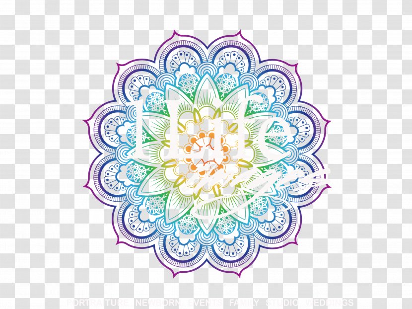 Mandala Coloring Book Buddhism Drawing Symbol - Flower Transparent PNG