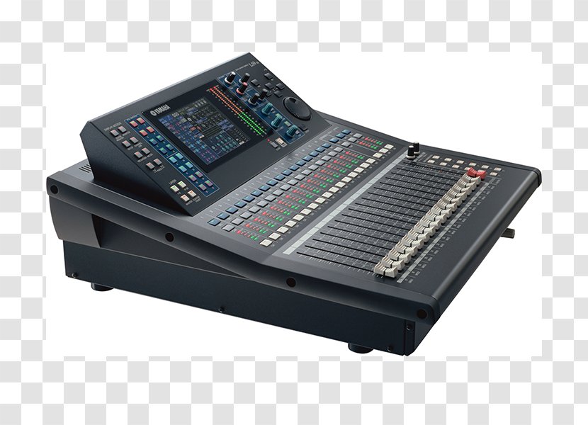 Audio Mixers Digital Mixing Console Yamaha Pro Microphone Corporation - Watercolor Transparent PNG