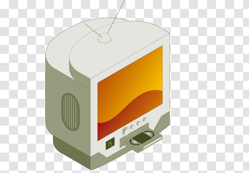 Television Compact Cassette Euclidean Vector - Frame - Player Transparent PNG