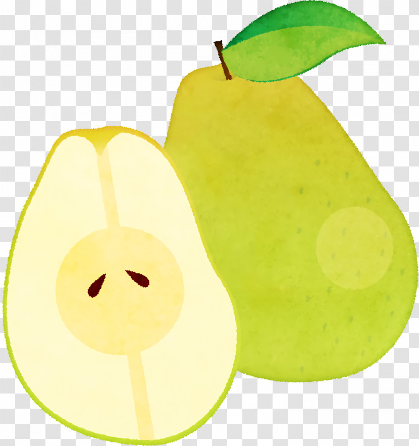 Granny Smith Pear Green Apple Transparent PNG