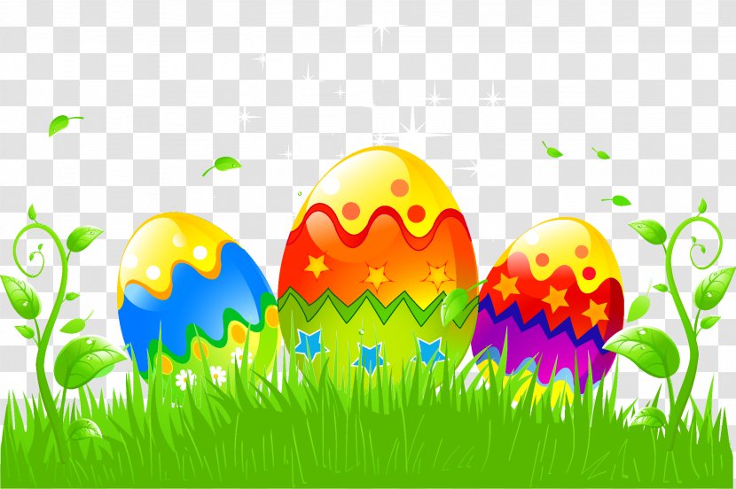Easter Bunny Egg - Meadow - Eggs Transparent PNG