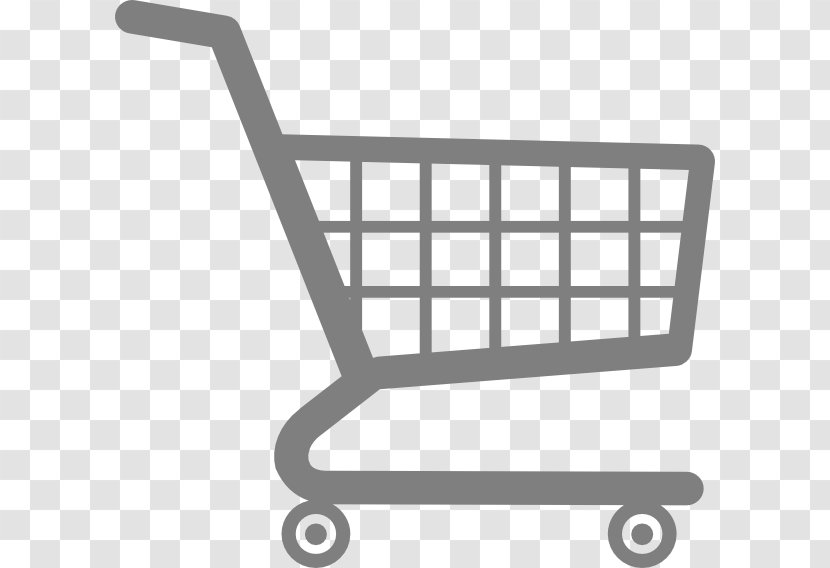 Shopping Cart Online Clip Art - White - Vector Icon Grocery Transparent PNG