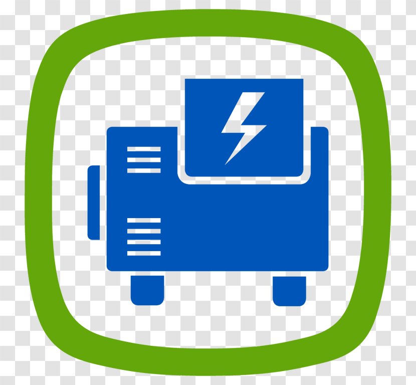 Electric Generator Electricity Diesel Engine-generator Standby - Stamp Transparent PNG