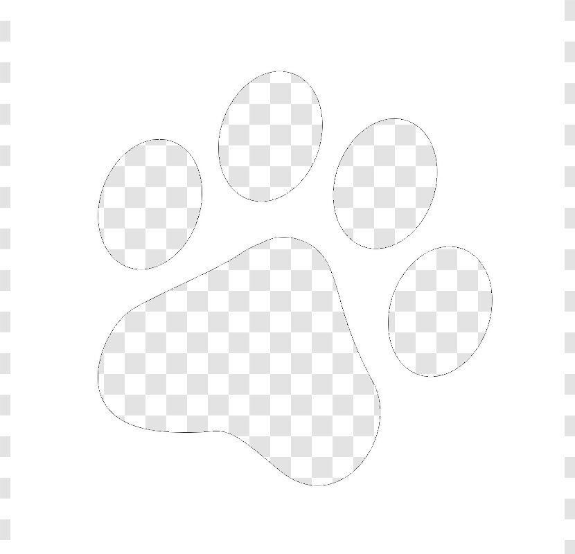 Circle Angle Material - Animal - Imagenes De Huellas Perros Transparent PNG