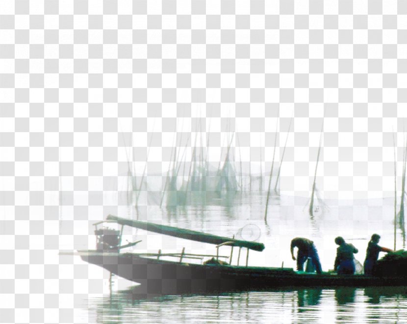 China Boat Chinoiserie - Information - Lake Transparent PNG