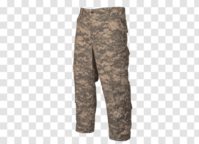 Pants Army Combat Uniform Camouflage Battle Dress Ripstop - Military Transparent PNG