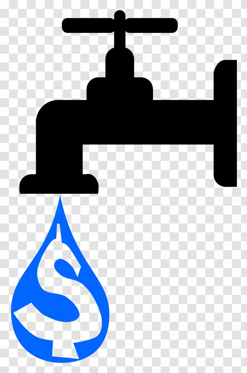 Reclaimed Water Tap Clip Art - Save Transparent PNG