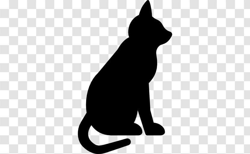 Whiskers Black Cat Domestic Short-haired - And White Transparent PNG