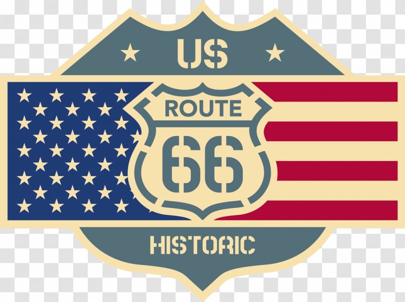 U.S. Route 66 Sticker Car Decal Logo - Sign Transparent PNG