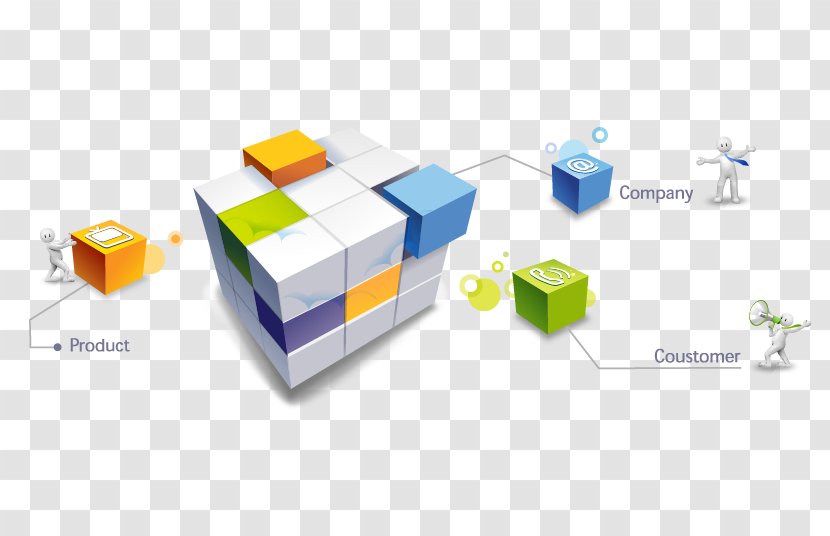 Concept Business 3D Computer Graphics Illustration - Text - Cube Creative Perspective Transparent PNG