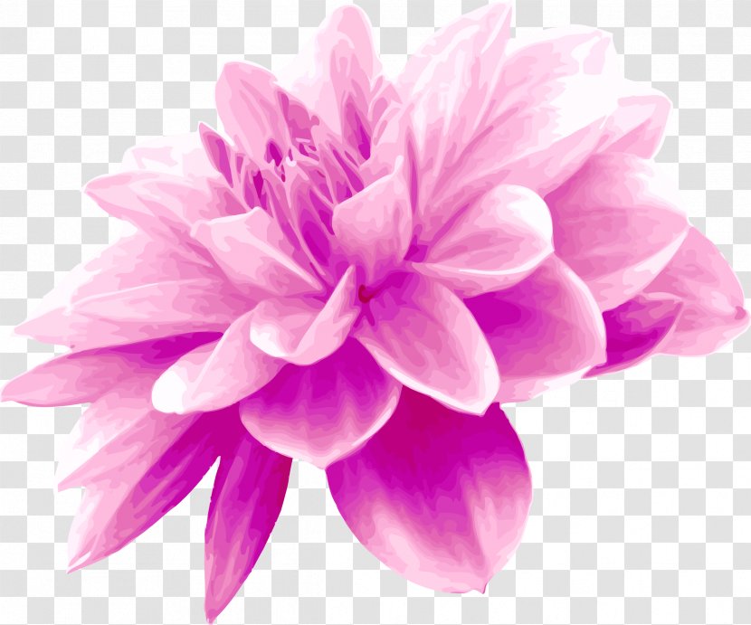 Pink Flowers Clip Art Transparent PNG