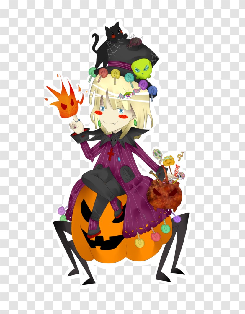 Pumpkin Halloween Character Transparent PNG