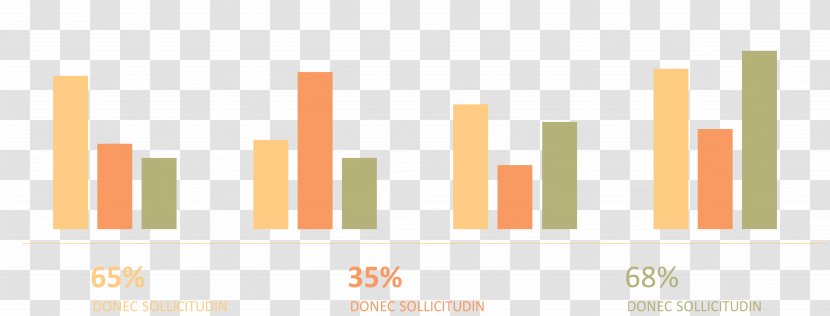 Flowchart - Orange - Accounting Classification Column Chart. Transparent PNG