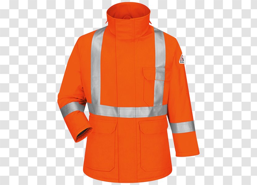 Outerwear High-visibility Clothing Jacket Parka - Orange - Taobao Promotional Trim Tabs Transparent PNG