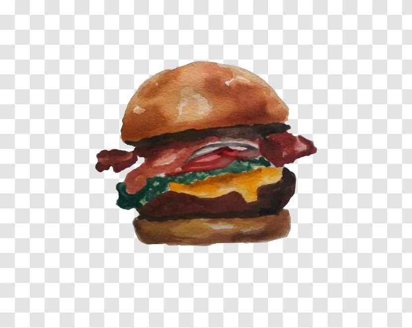 Cheeseburger Hamburger Buffalo Burger Breakfast Sandwich Veggie - Fast Food Restaurant - Bun Transparent PNG