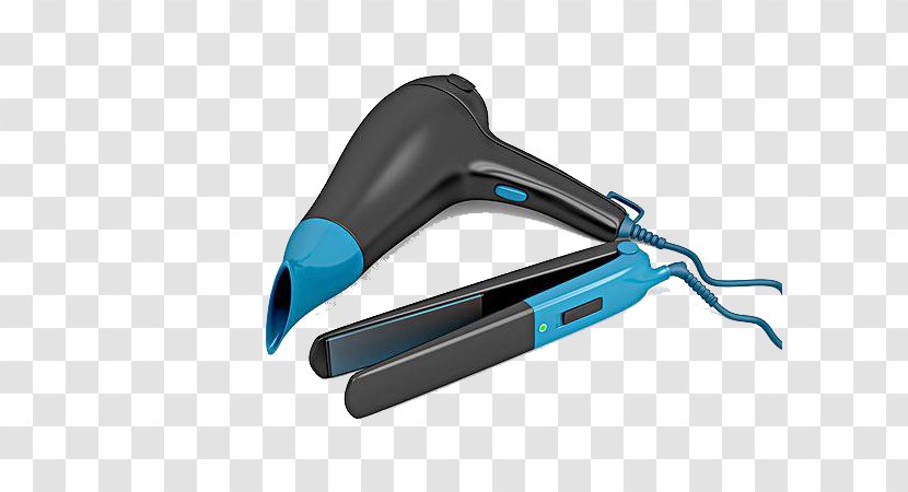 Hair Iron Dryer Stock Photography - Blue Black Splint Transparent PNG