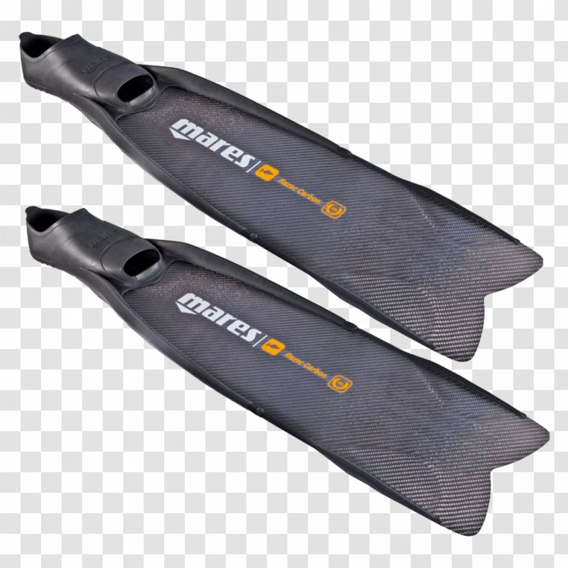 Diving & Swimming Fins Mares Spearfishing Free-diving Carbon - Hardware - Fibers Transparent PNG