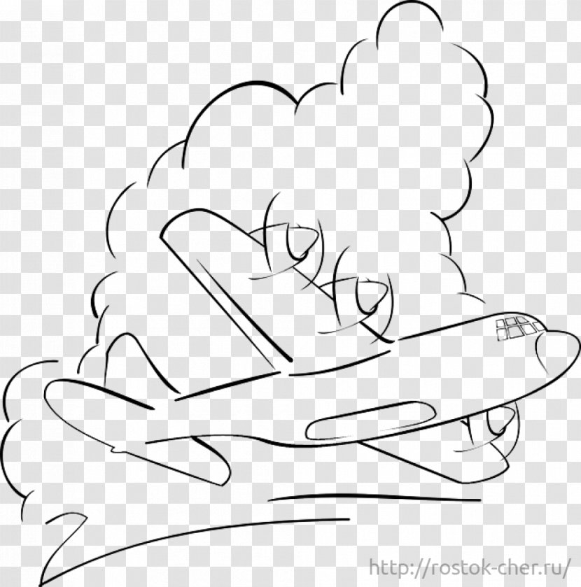 Airplane Aircraft Drawing Clip Art - Tree - Sketch Transparent PNG
